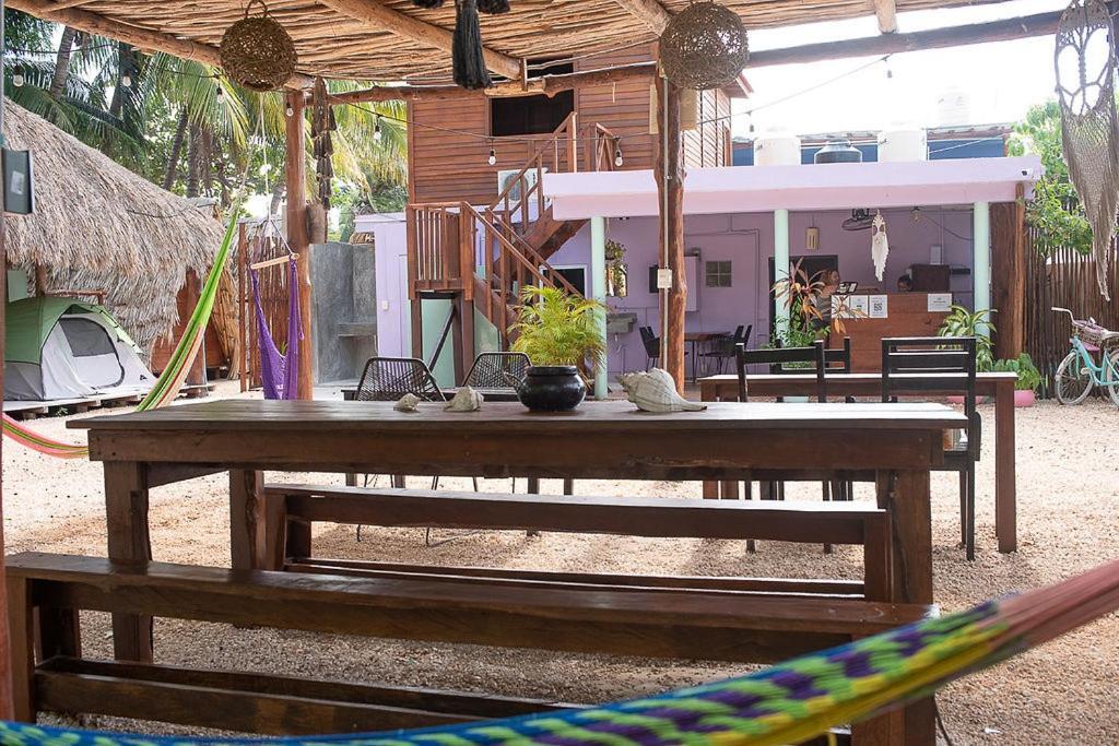 Mapache Hostel & Camping Isla Holbox Kültér fotó
